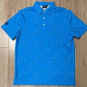 Stylish Blue Speckled Men's Polo by Nike